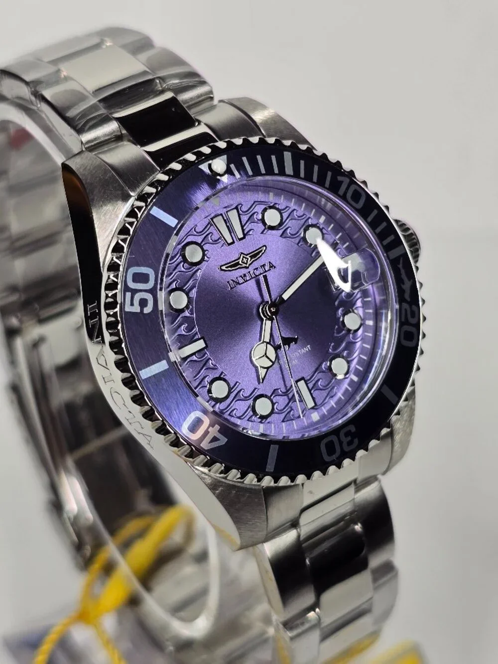 Invicta Pro Diver Women's Watch - 34mm, Steel, Purple (50917)